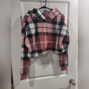 🙋‍♀️Missposh fleece cropped hoodie🙋‍♀️